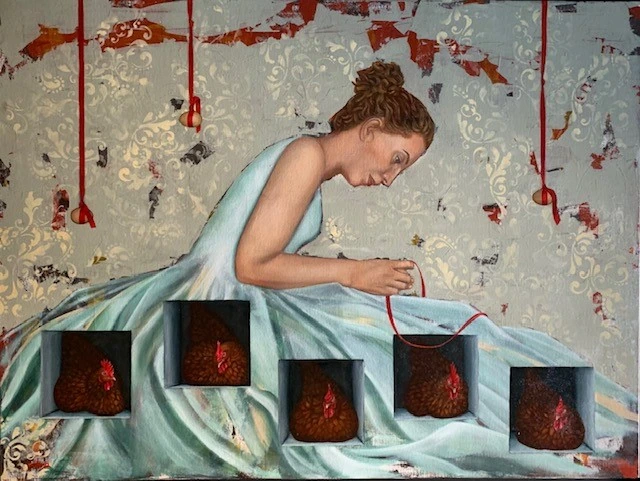 Silencio — OIL ON CANVAS 90 X 120 CMS