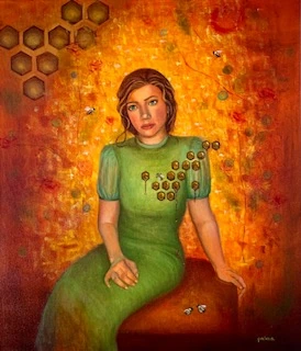 Miel — ÓLEO SOBRE LIENZO 70 X 60 CMS