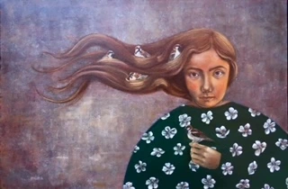 Regreso a casa — ÓLEO SOBRE LIENZO 65 X 40 CMS