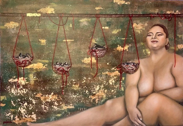 Canto a la fortuna — ÓLEO SOBRE LIENZO 100 X 70 CMS