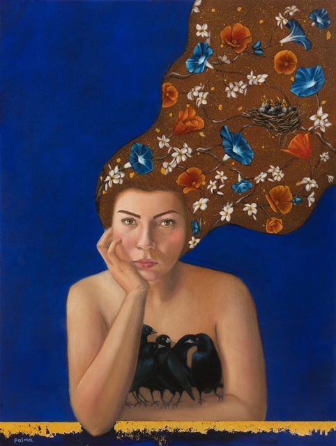 En que piensas — OIL ON CANVAS 80 X 60 CMS