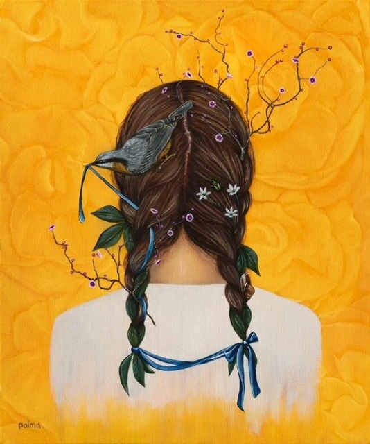 Peiname la vida — OIL ON CANVAS 60 X 50 CMS