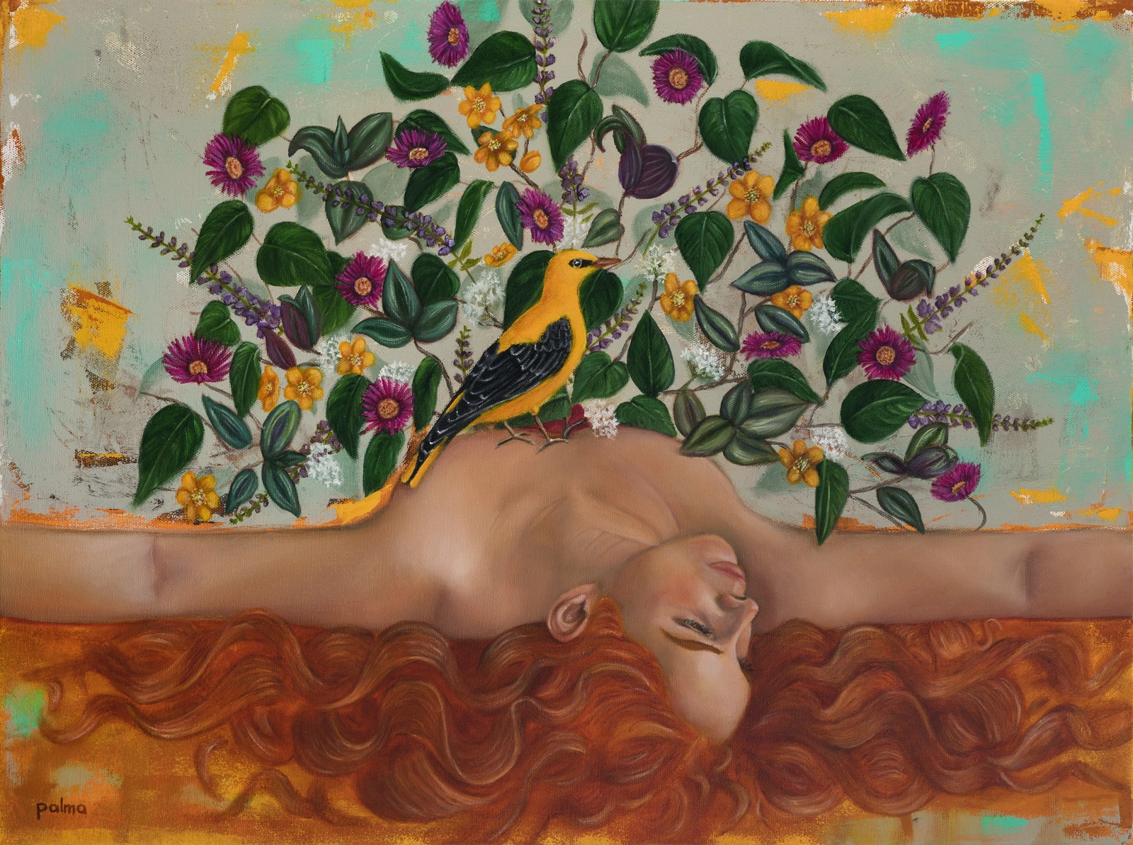 Gaia — OIL ON CANVAS 23X29″ IN THE FRAME