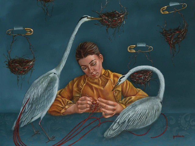 Mirada interna — ÓLEO SOBRE LIENZO 58X73 CMS